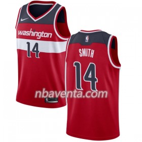 Camiseta Hombre Washington Wizards Jason Smith 14 Nike 2017-18 Rojo Swingman